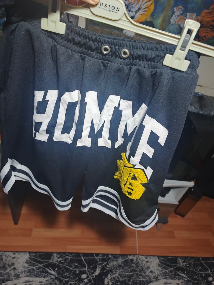 Erkek Mini Mavi Street Wear Şort - Görsel 2