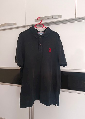 Siyah Erkek Polo Tişört Velcro Detaylı - Görsel 2