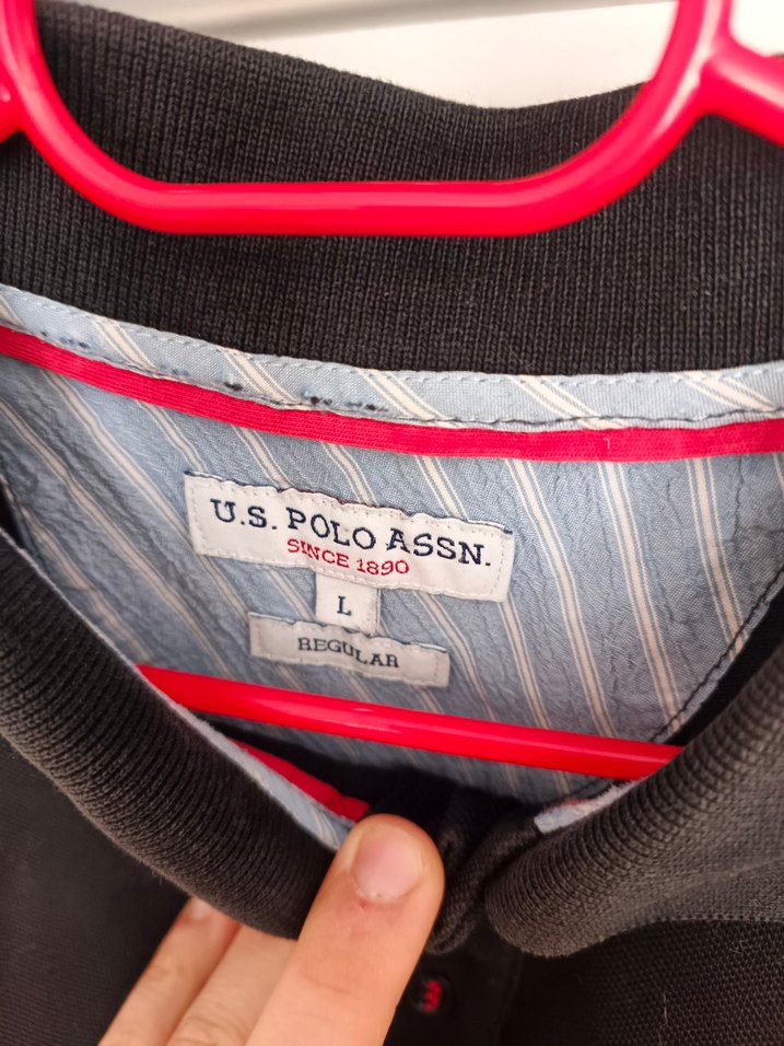 Siyah Erkek Polo Tişört Velcro Detaylı - Görsel 3