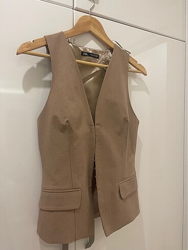 m Beden camel Renk Zara yelek
