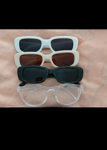 Şeffaf Çerçeveli Minimalist Kadın Güneş Gözlüğü - Görsel 2