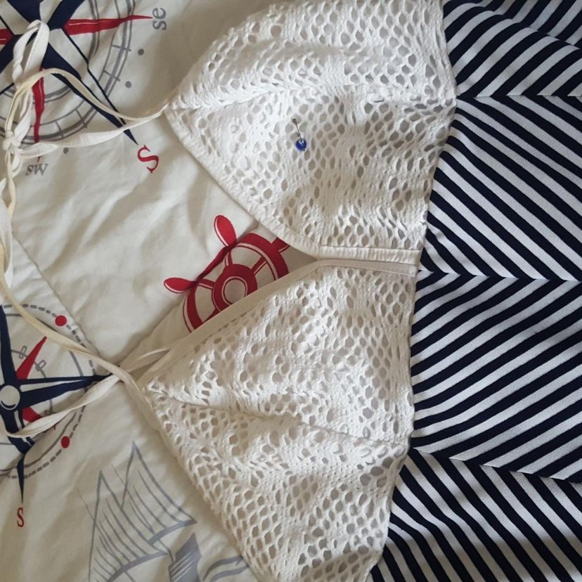 Örgü detay elbise - Görsel 4