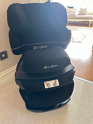 Cybex Pallas 2 Fix 9-36 Oto Koltuğu Pure Black Orjinal