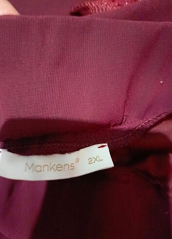 xxl Beden Bordo üçlü tunik pantolon takım