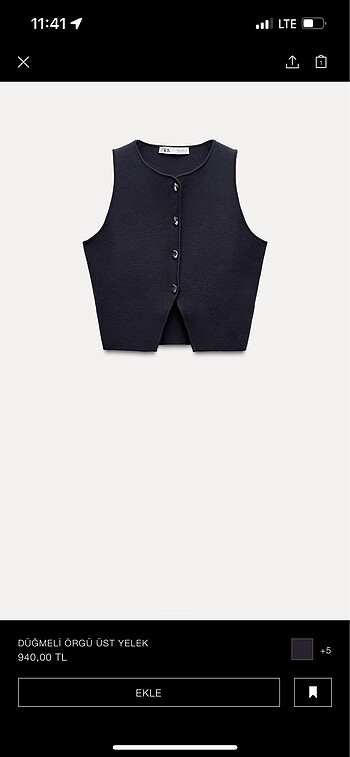 Zara triko top