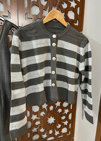 Gri Triko Uzun Elbise - Görsel 4