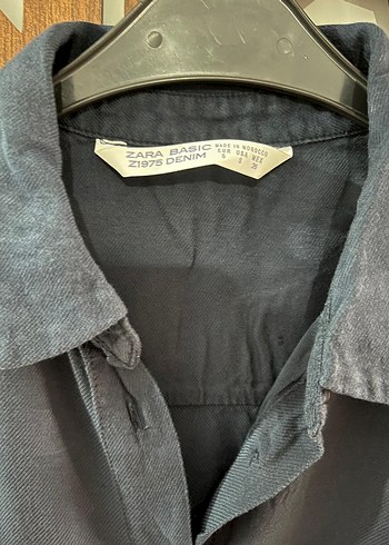 Zara Gri Uzun Kollu Kadın Gömlek - Görsel 5