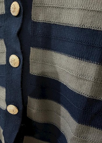 Uzun Kollu Triko Hırka ve Elbise Takımı - Görsel 4