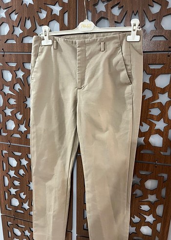 Zara Bej Kadın Kumaş Pantolon - Görsel 2