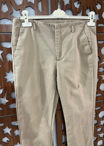 Zara Bej Kadın Kumaş Pantolon - Görsel 3