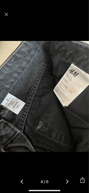 s Beden siyah Renk H&M High Waist Pantolon