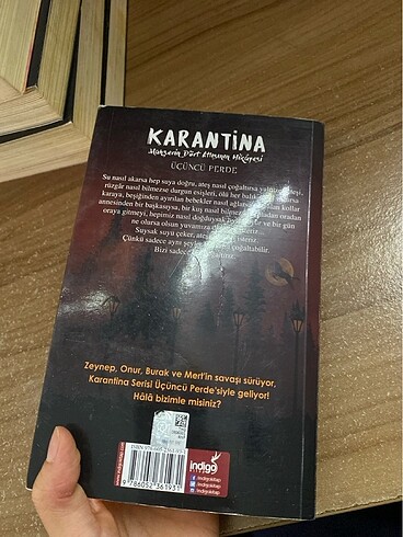  Beden Renk Karantina üçüncü perde romanı