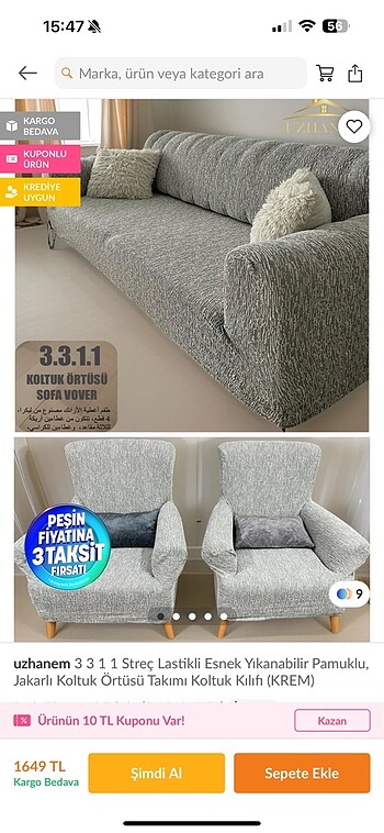 Koltuk örtüsü