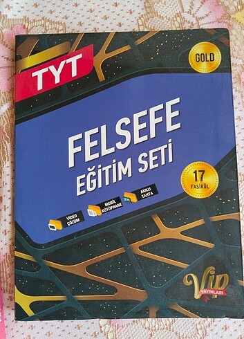 Vip yayınları Felsefe Eğitim kitabı