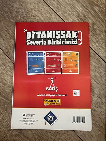 Barış yayınları sekiz adet ayt matematik denemesi