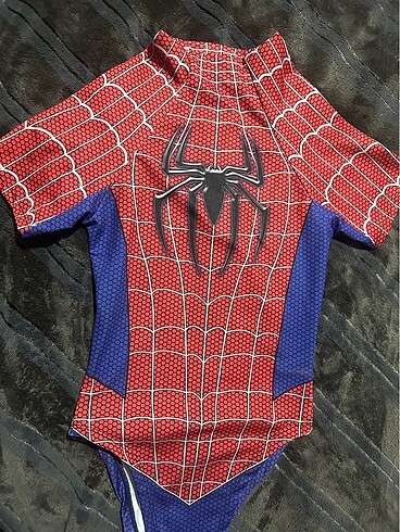 kısa kollu spiderman body