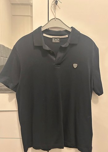 Düğmeli Siyah Erkek Polo Tişört