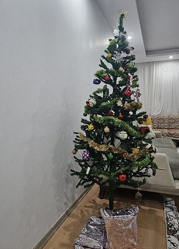 Beden yeşil Renk Yılbaşı ağacı
