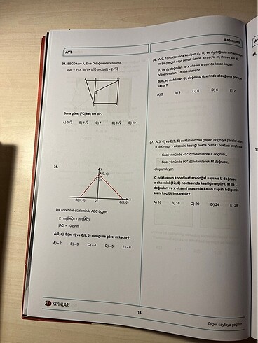  Beden Renk 3d ayt matematik deneme