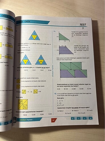  Beden Renk tyt matematik soru bankası