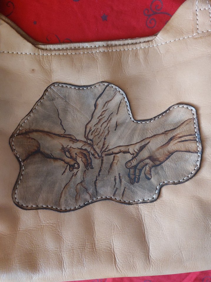 El işi Bej Deri Kadın Çanta
(deri cüzdan hediyeli) - Görsel 3