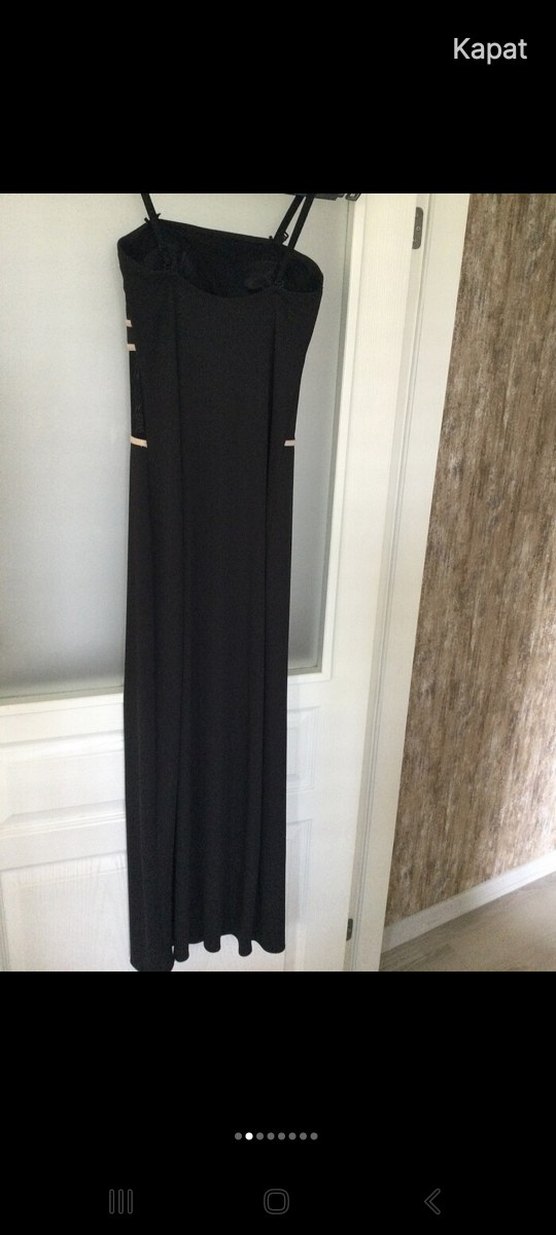 Drapeli Siyah Uzun Kollu Bluz - Görsel 3