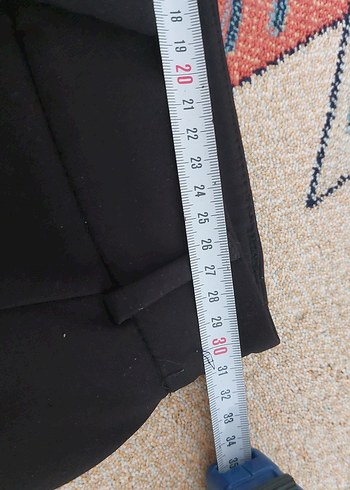 Kadın Siyah Midi Kumaş Pantolon - Görsel 6