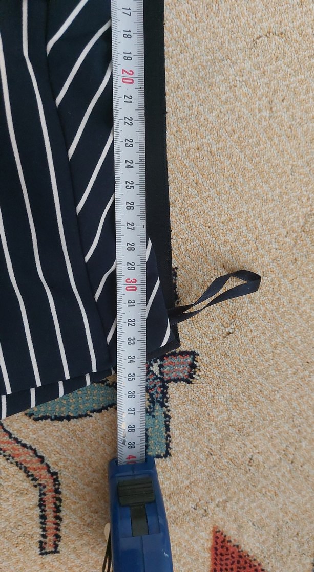 Lacivert Çizgili Kadın 
Pantolon - Görsel 4