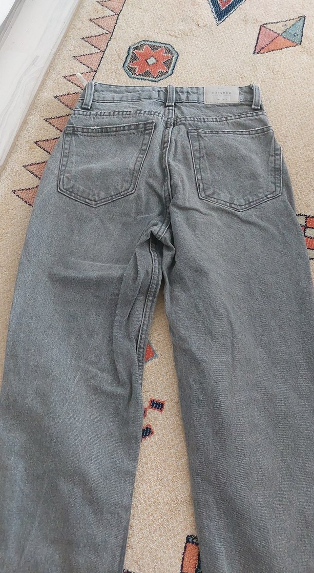 Gri Kadın Denim Pantolon - Görsel 2