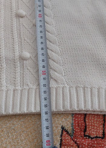 Yuvarlak Yaka Beyaz  Kadın Kazak - Görsel 6