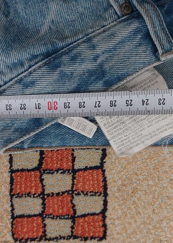 Pull&Bear Mavi Street Wear Kot Pantolon - Görsel 5