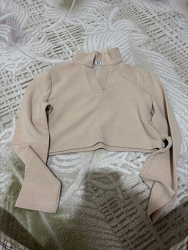 Polo yaka crop