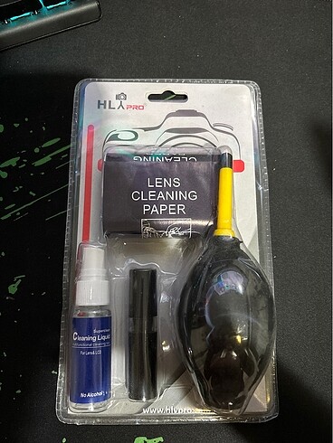 Fotoğraf makinesi lens temizlik şeyi
