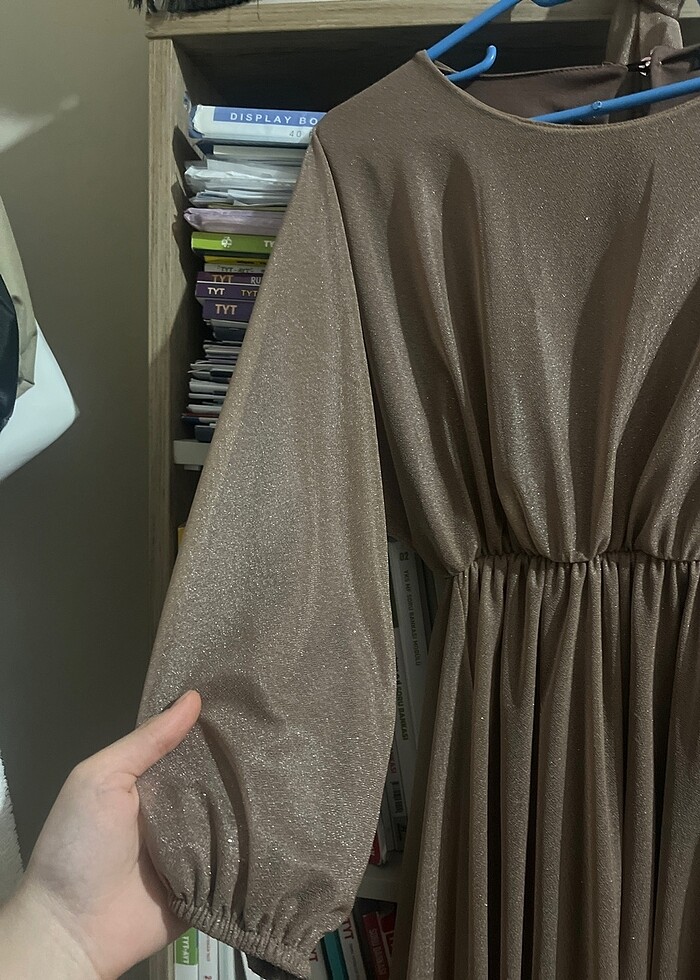 Simli kemer detaylı elbise?? - Görsel 3