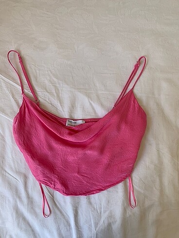 Pembe bershka crop