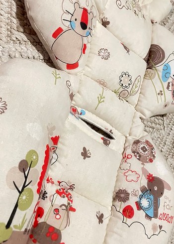 Beyaz Baskılı Çocuk Uyku Aksesuarı - Görsel 3