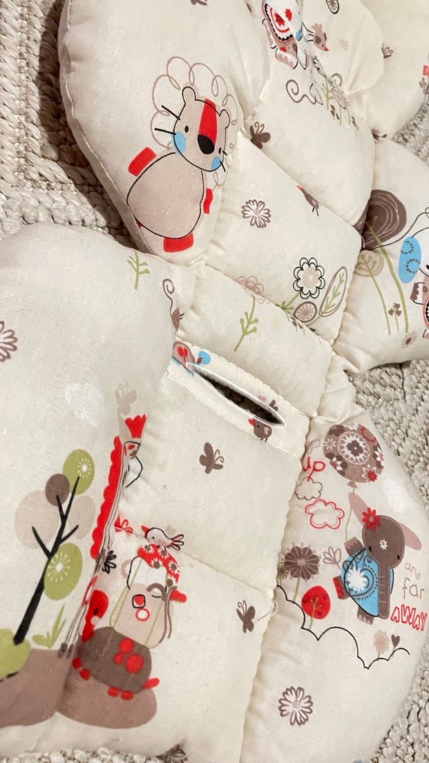 Beyaz Baskılı Çocuk Uyku Aksesuarı - Görsel 3