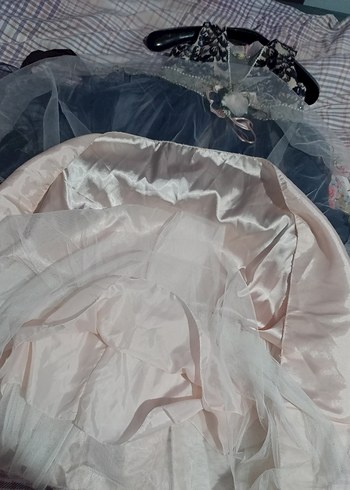 Nakışlı, Kayık Yaka, Kız Çocuk Abiyesi - Görsel 9