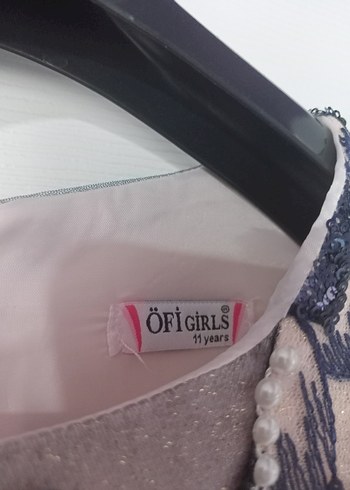 Nakışlı, Kayık Yaka, Kız Çocuk Abiyesi - Görsel 3