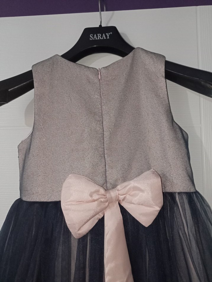 Nakışlı, Kayık Yaka, Kız Çocuk Abiyesi - Görsel 5