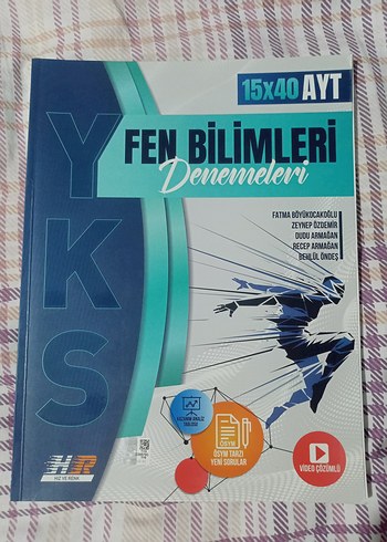Hız ve Renk Yayınları 15x40 AYT Fen Bilimleri Denemeleri