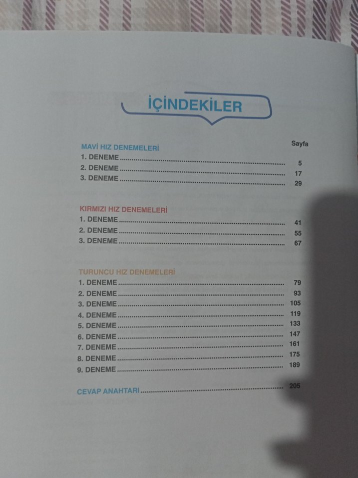 Hız ve Renk Yayınları 15x40 AYT Fen Bilimleri Denemeleri - Görsel 2