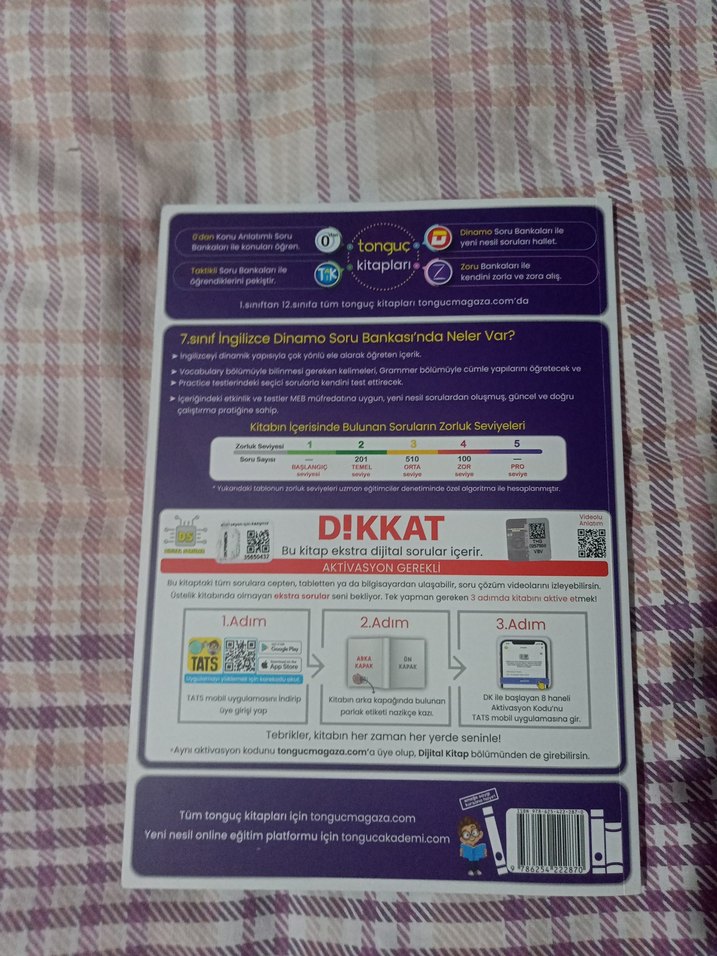 Tonguç Yayınları 7. Sınıf İngilizce Dinamo Soru Bankası - Görsel 2