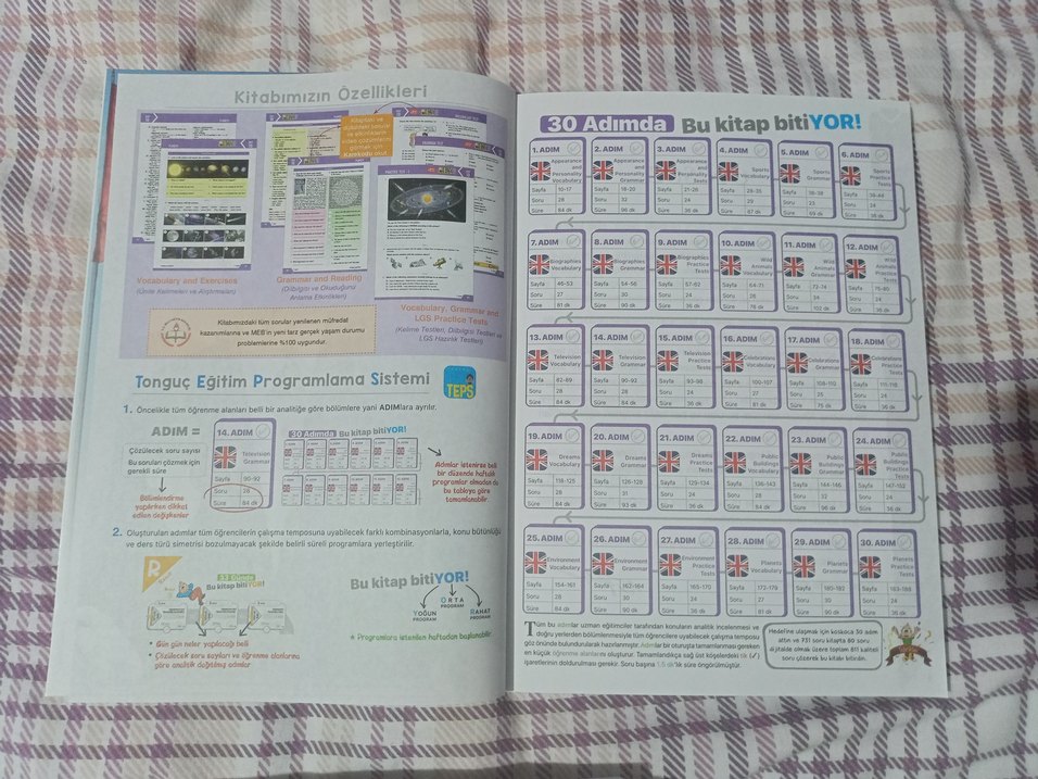 Tonguç Yayınları 7. Sınıf İngilizce Dinamo Soru Bankası - Görsel 4