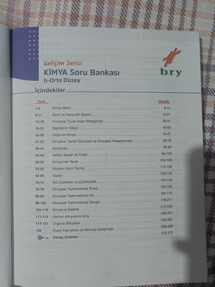 Birey Yayınları Kimya Soru Bankası - Orta Düzey - Görsel 2
