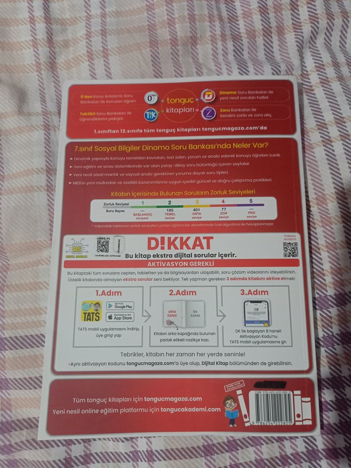 Tonguç Yayınları 7. Sınıf Dinamo Sosyal Soru Bankası - Görsel 2