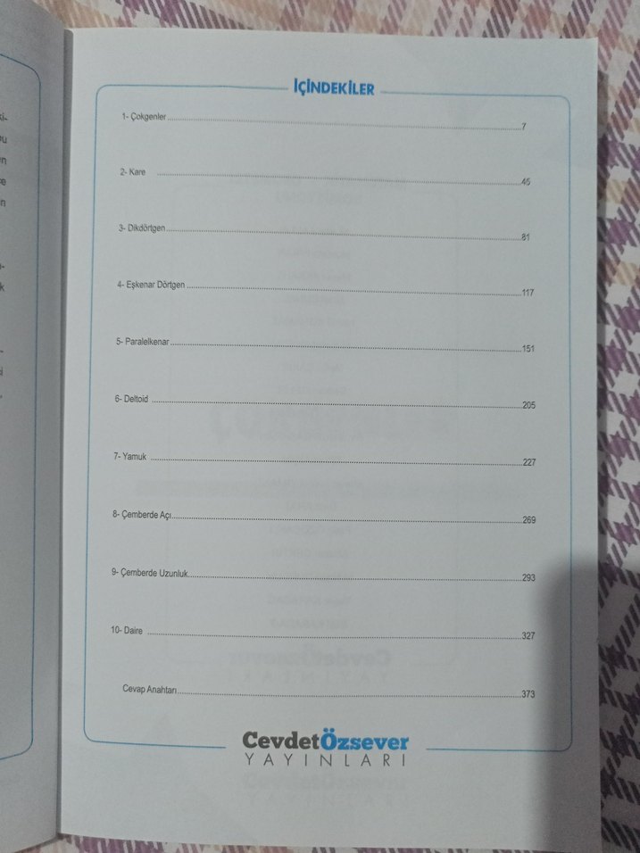 Yeni Başlayanlar İçin Geometri 2. Kitap Cevdat Özsever Yayınları - Görsel 2