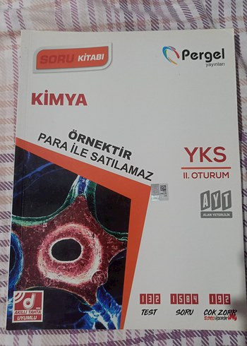 Pergel Yayınları YKS AYT Kimya Soru Kitabı