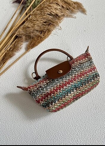Beden çeşitli Renk Hasır çanta hasır longchamp model