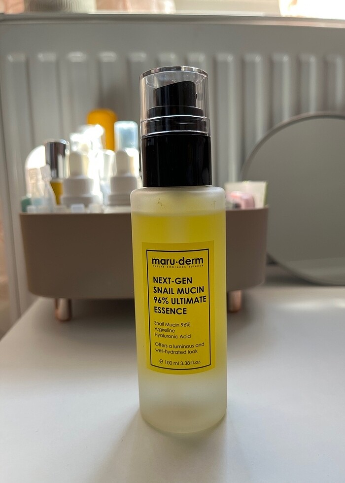 Maruderm salyangoz özlü tonik ve krem - Görsel 3